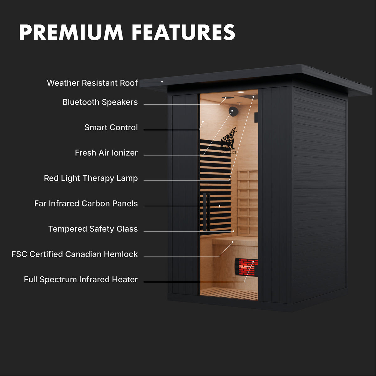 Infrared Sauna Classic Outdoor
