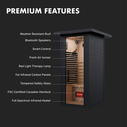 Infrared Sauna Compact Outdoor